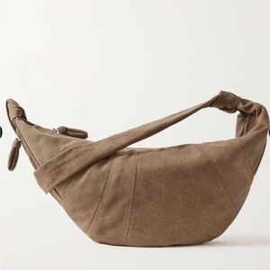 Lemaire XL Croissant canvas shoulder bag